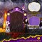 10FT Halloween Inflatable Haunted House Castle Arch Decoration w/ Build-in LEDs